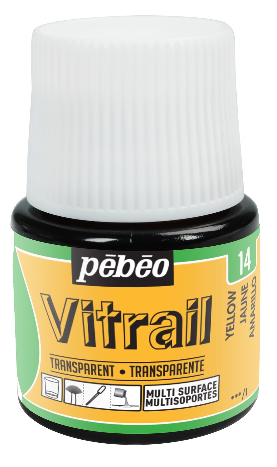 Vitrail Jaune  #14
