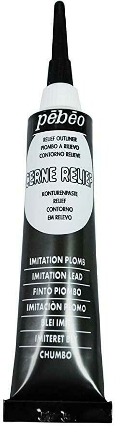 Vitrail cerne relief Imitation de plomb