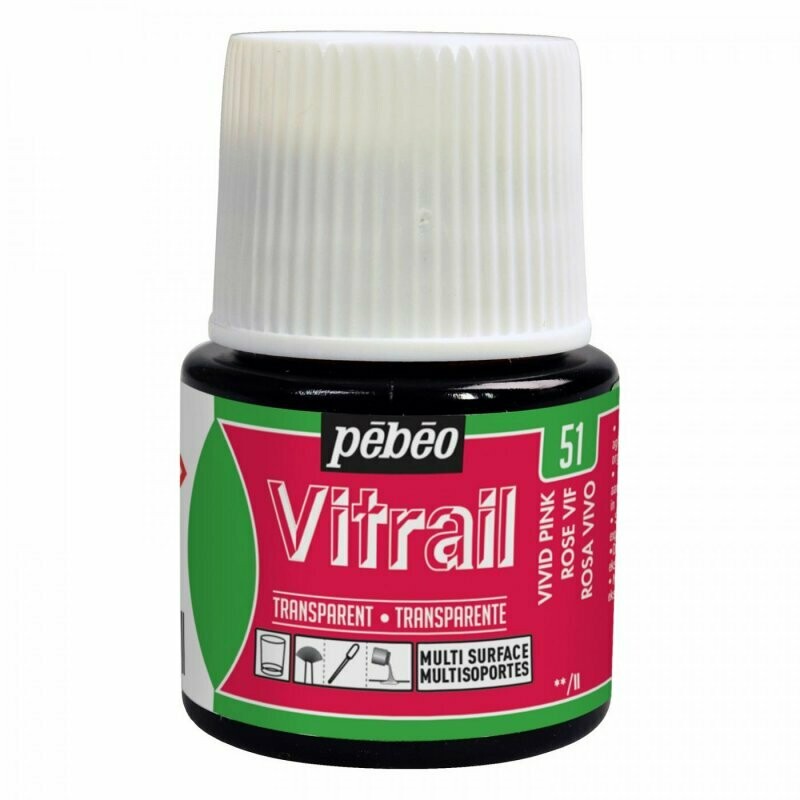 Vitrail Rose vif  #51