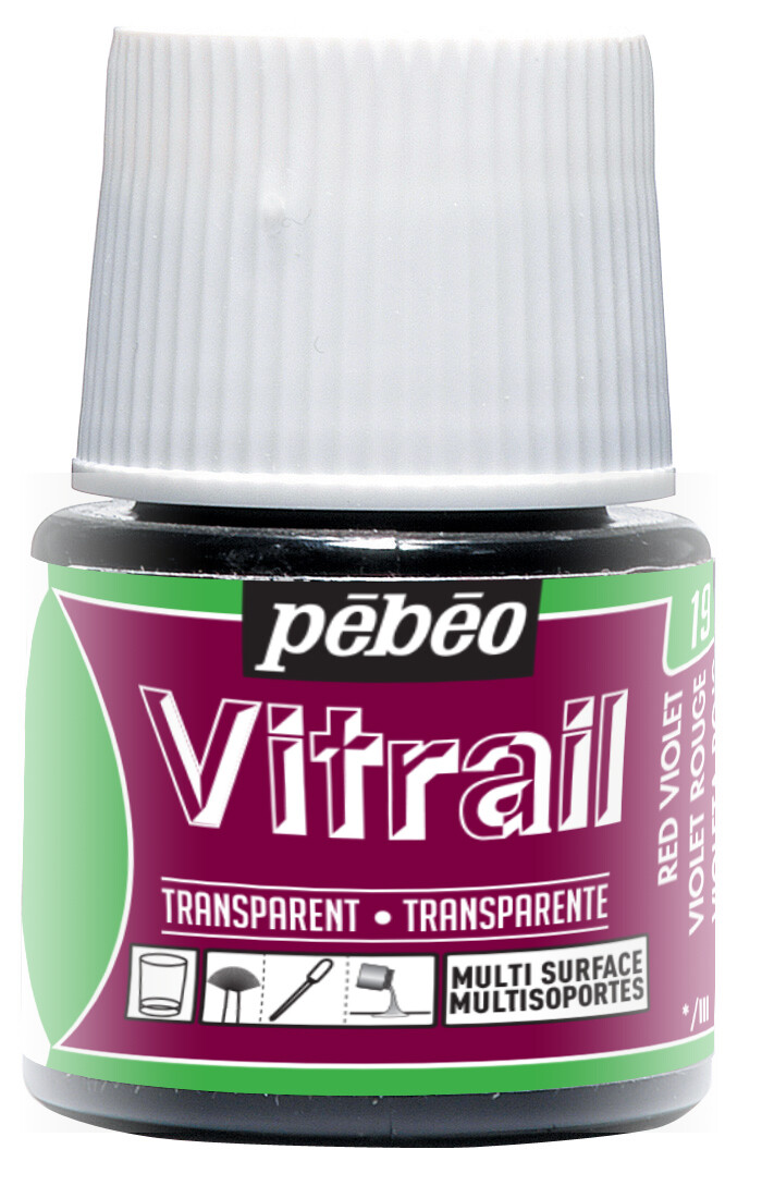 Vitrail Violet rouge #19