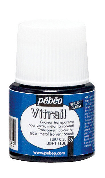 Vitrail Bleu ciel #36