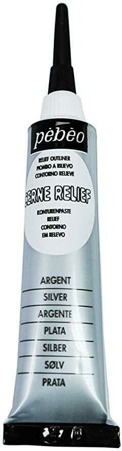 Vitrail cerne relief Silver