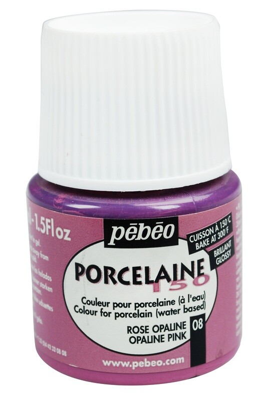 Porcelaine 150 Rose opaline #08