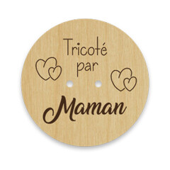 Bouton tricoté par maman #028