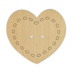 Bouton coeur 024