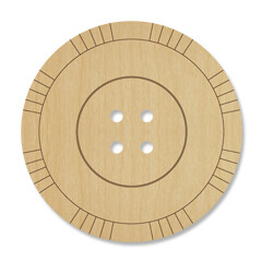 Bouton de bois #158