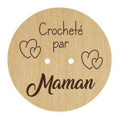 Bouton crocheté par maman 105