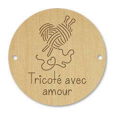 Bouton coeur de laine - tricoté avec amour 141