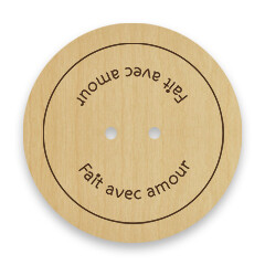 Bouton fait avec amour 022