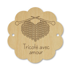Bouton scallop - tricoté avec amour 026