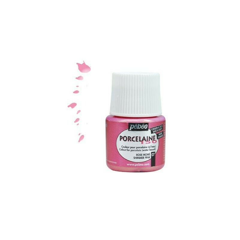 Porcelaine 150 Rose moiré #107