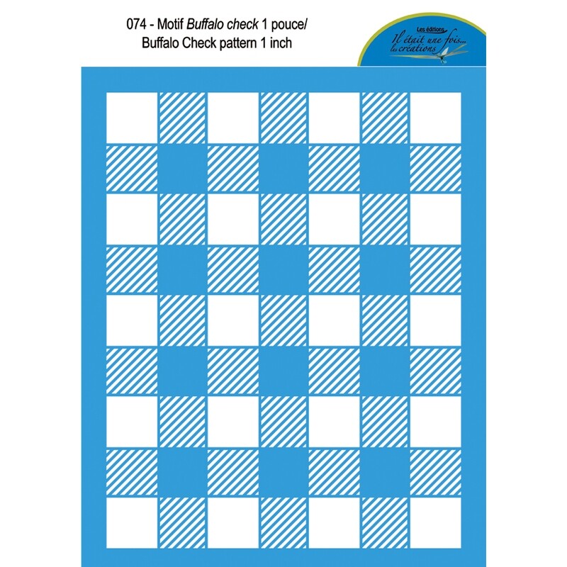 Motif buffalo check 1 pouce 074