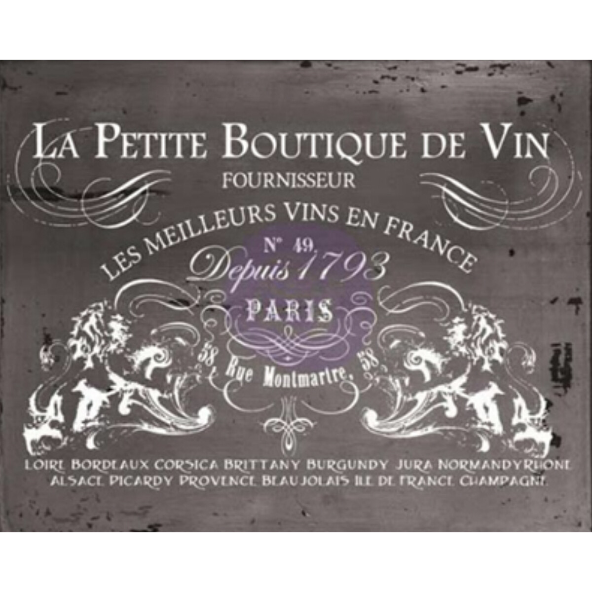Petit vin wide - blanc