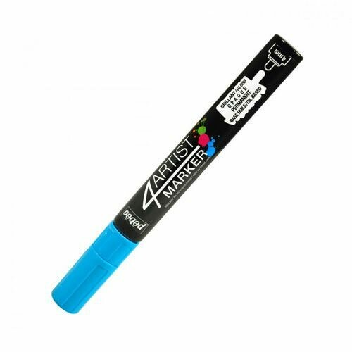 4 artist marker Bleu clair