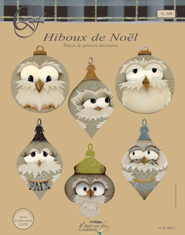 Hibou de Noël/Caroline Fellis