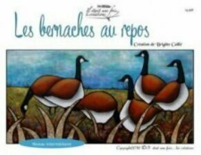 Les bernaches au repos/Brigitte Caillé