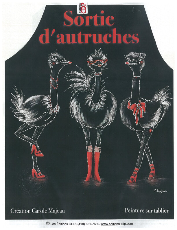 Sortie d&#39;autruches/C.Majeau