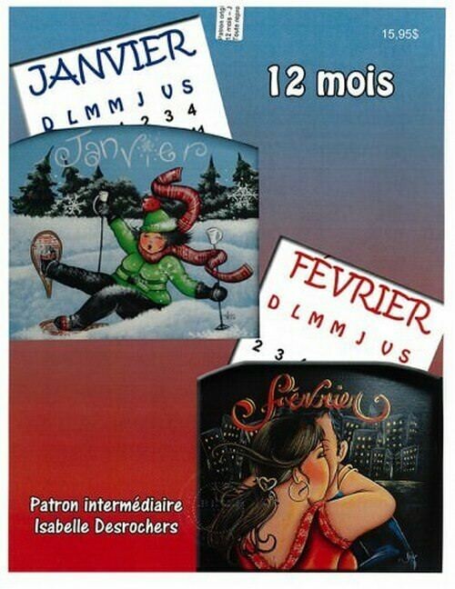12 mois janvier /février/ISABELLE DESROCHERS