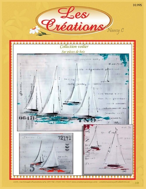 Collection voilier sur bois/Nancy Cayouette
