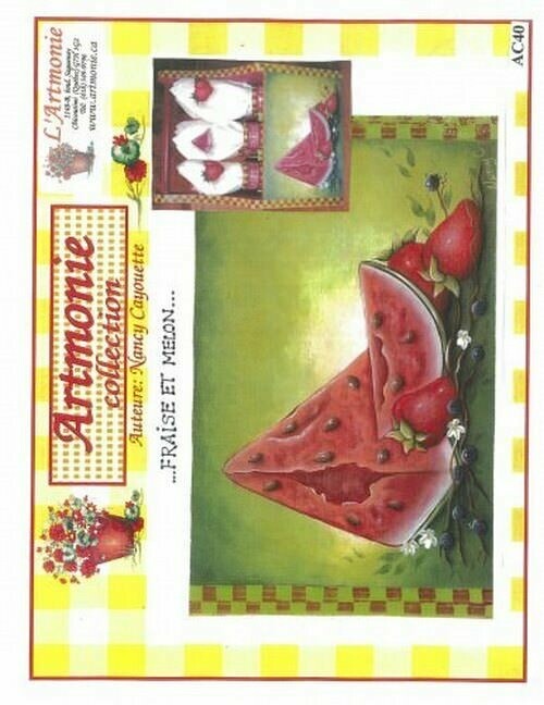 Fraise et melon/Nancy Cayouette