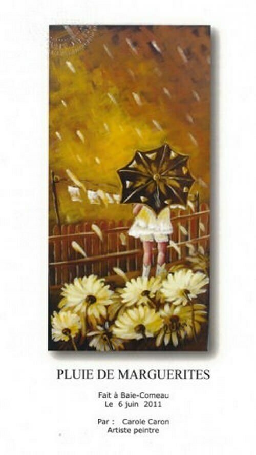Pluie de marguerites/C.Caron