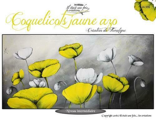 Coquelicots jaune azo