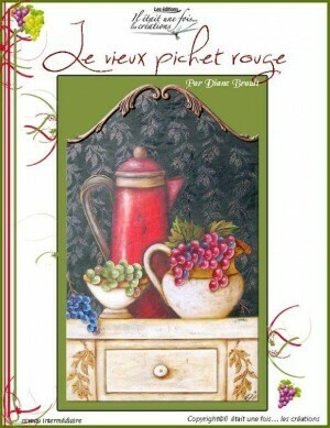 Le vieux pichet rouge/D.Brault