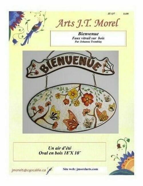 Bienvenue fleurs papillons/J.Tremblay