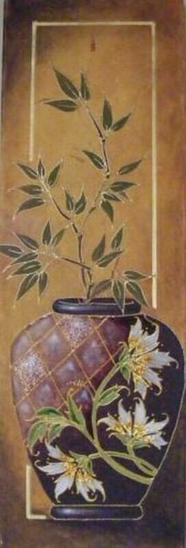 Vase chinois cloisonné