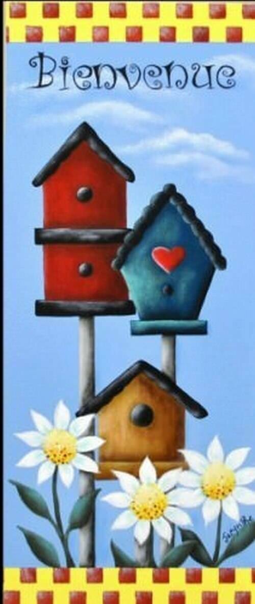 Les maisonnettes d&#39;oiseaux/J.HENAULT