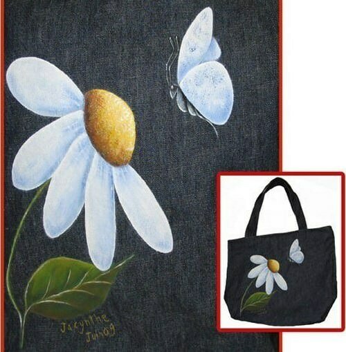 Marguerites et papillons/J.HENAULT