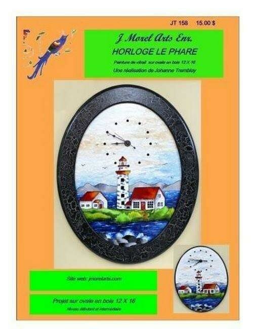 Horloge le phare/J.Tremblay