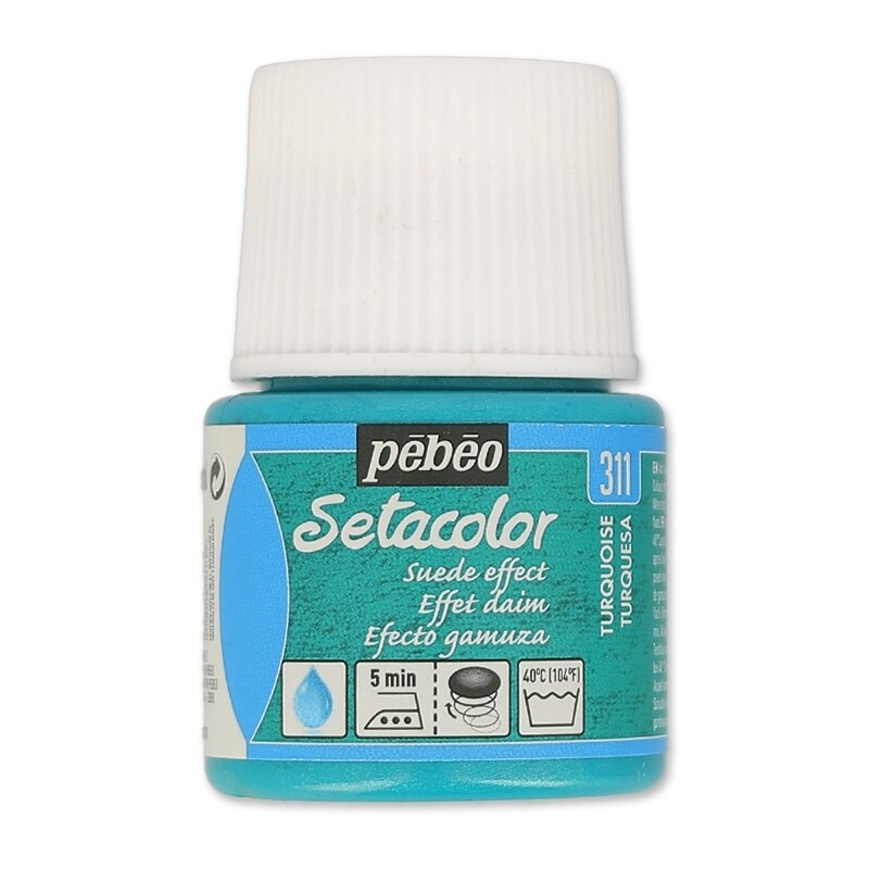 Sétacolor effet daim #311 Turquoise