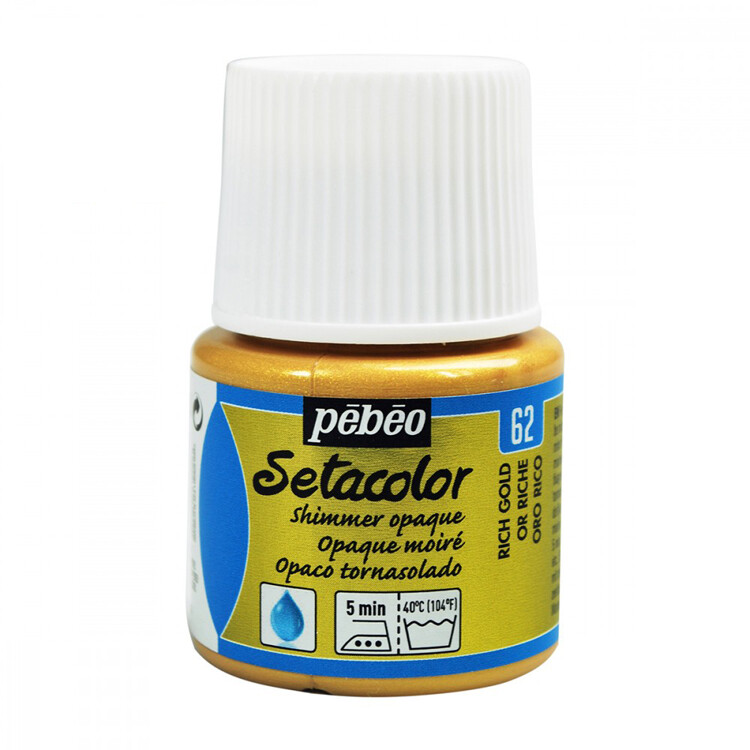 Sétacolor opaque moiré #62 Or riche