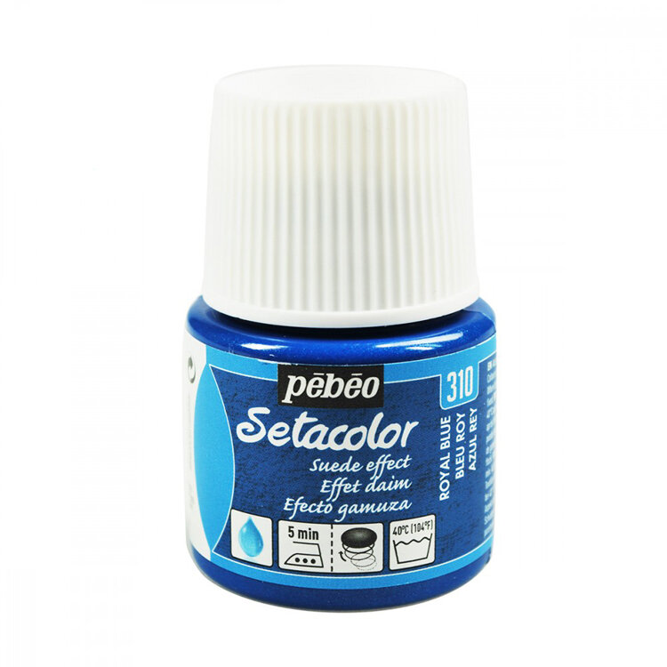 Sétacolor effet daim #310 Bleu roy