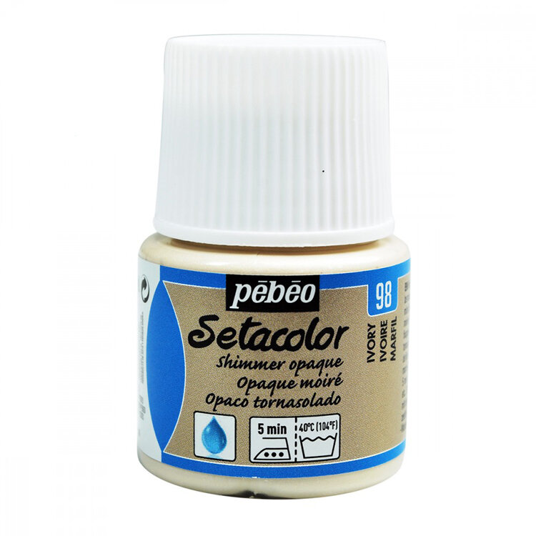 Sétacolor opaque moiré #98 Ivoire