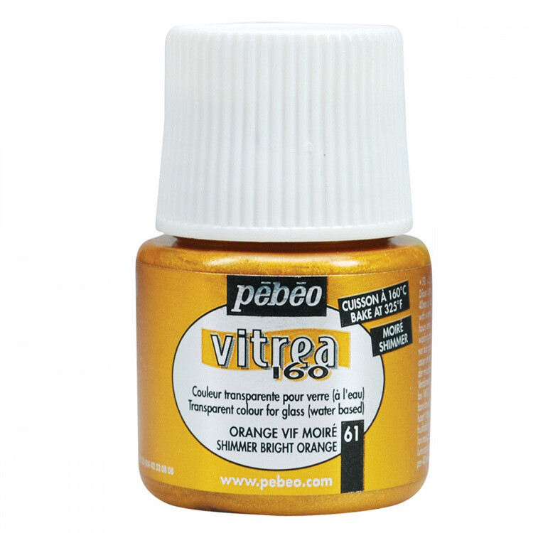 Vitrea Orange #61 vif moiré