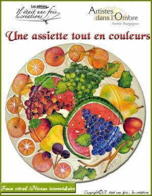 Une assiette tout en couleur