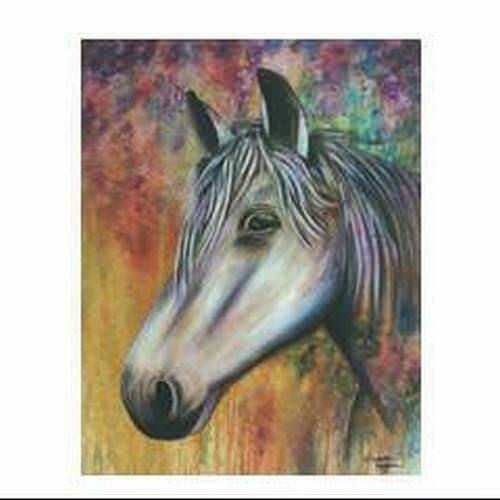 Cheval chromatique/C.Majeau