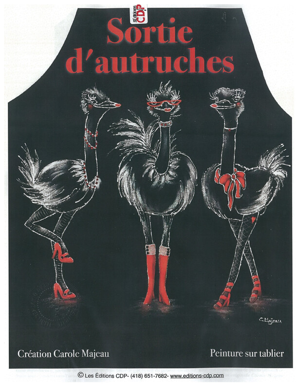 Sortie d&#39;autruches/C.Majeau