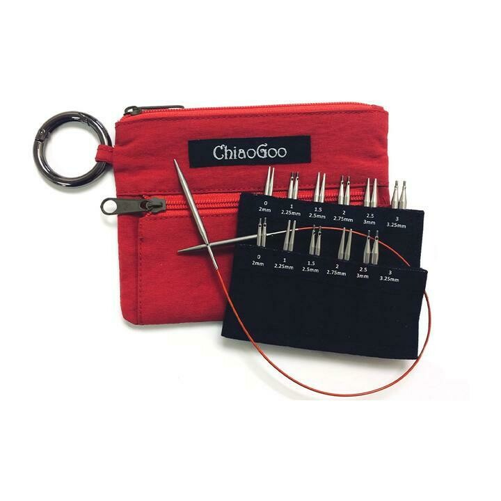 ENSEMBLE D&#39;AIGUILLES INTERCHANGEABLES TWIST COURTES