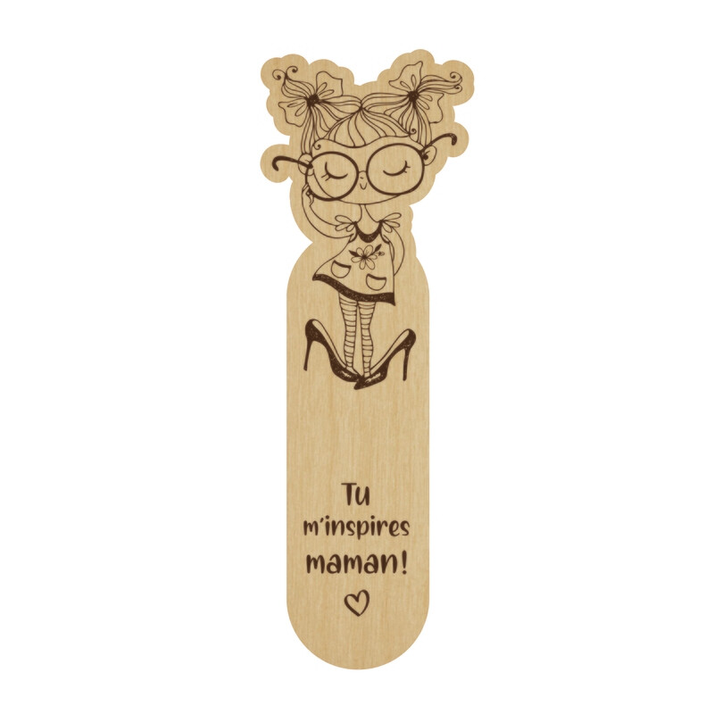 Signet en bois - Tu m&#39;inspires maman