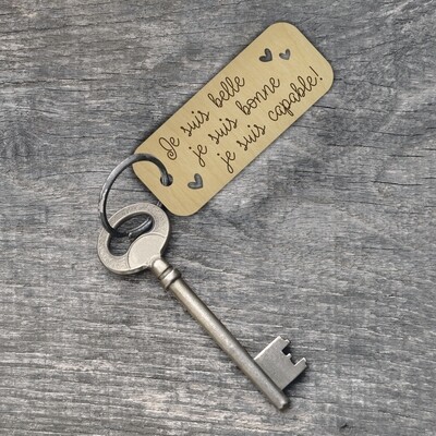 PORTE-CLÉS EN BOIS