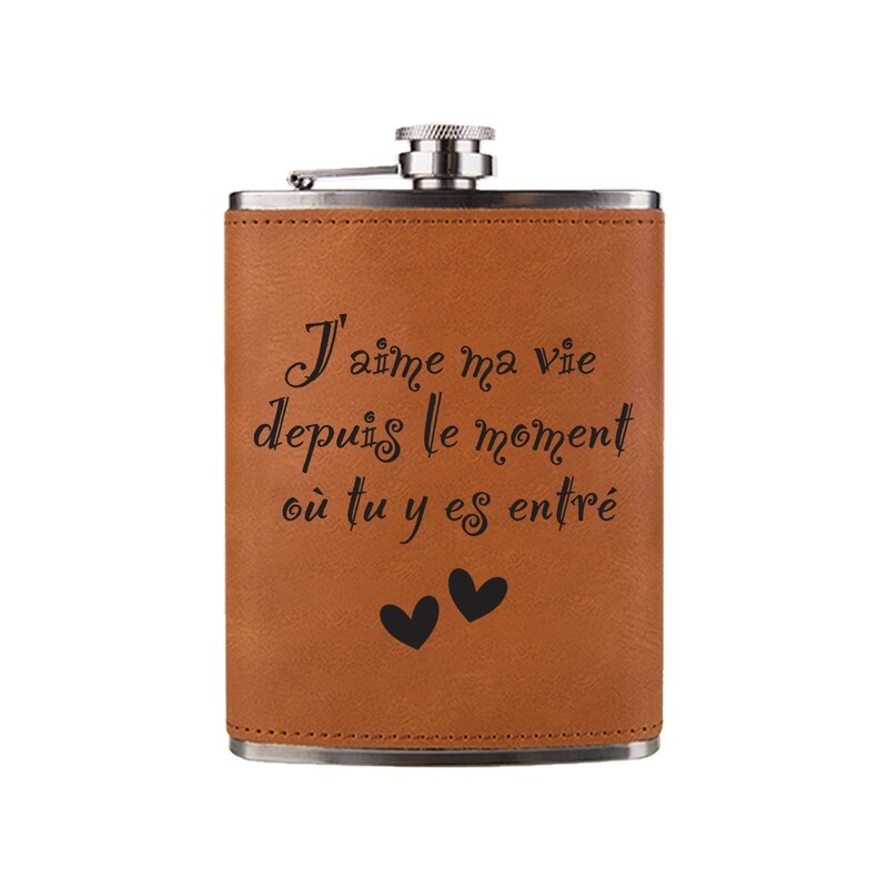 Flasque à boisson - J&#39;aime ma vie...