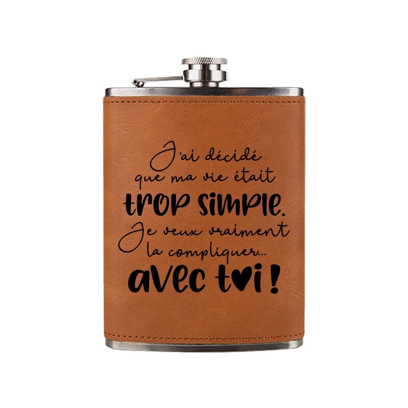 Flasque à boisson - J&#39;ai décidé...
