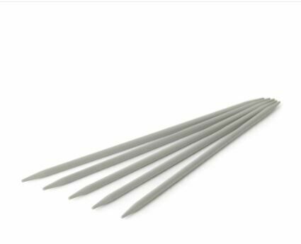 Ens. de 5 aiguilles à tricoter double pointe – 15 cm