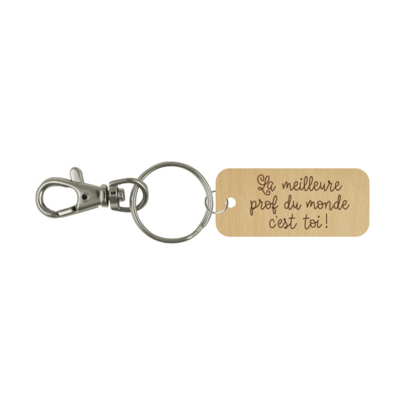 Porte-clé - La meilleure prof du monde c&#39;est toi!