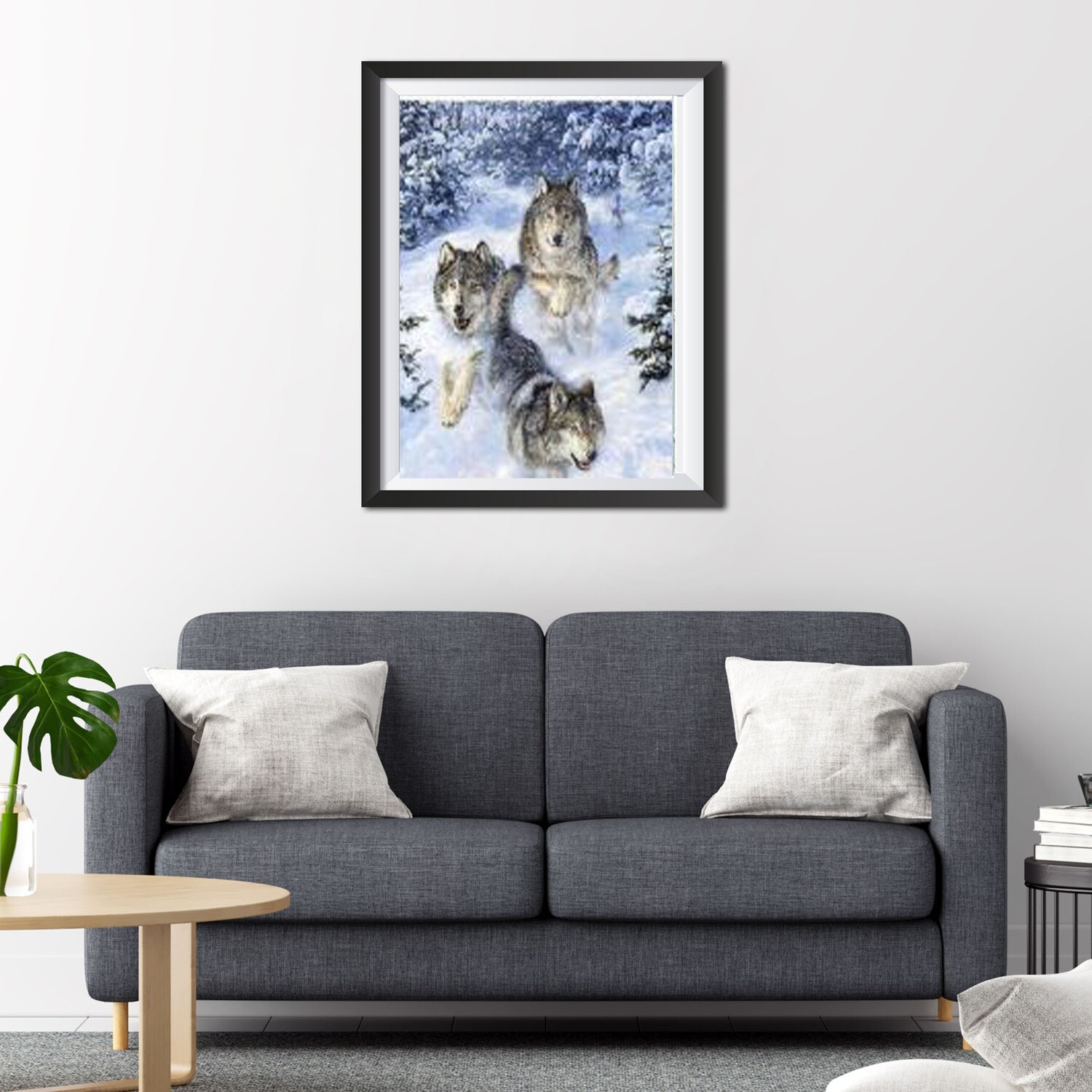 Diamond painting/ Les loups AC-DP009
