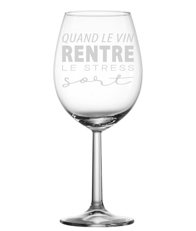 Quand le vin rentre, le stress sort
