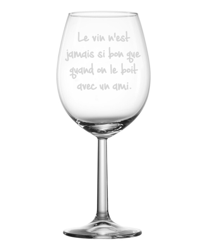 Le vin n&#39;est jamais si bon que quand on le boit avec un ami
